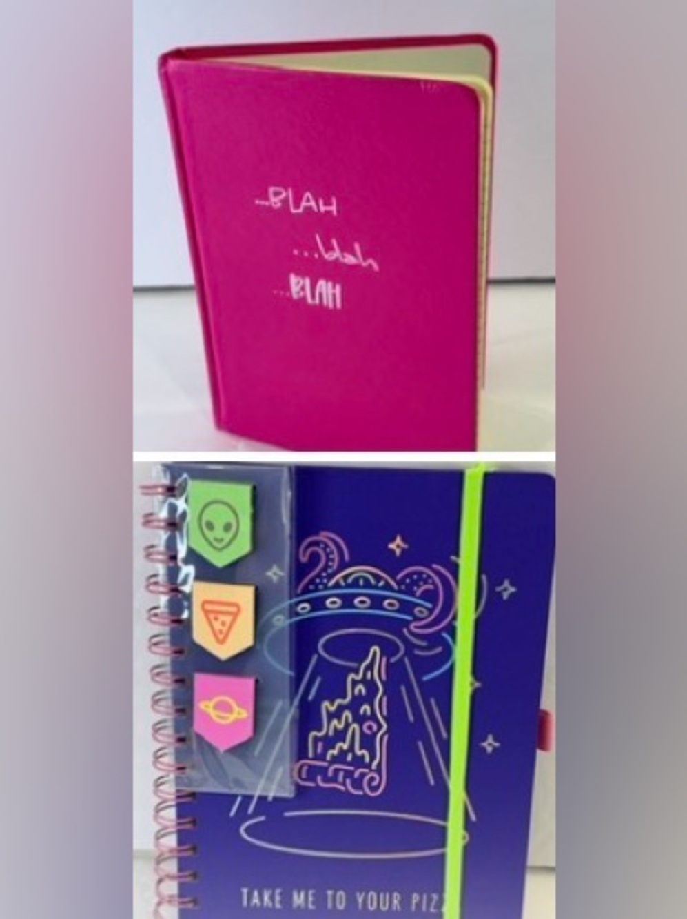 🆕 Pink Pocket Notebook and Blue Spiral Journal Set 💖💜 - For Kids 🧒